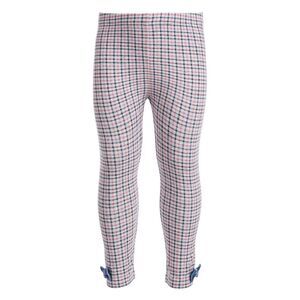 Girls Magenta Pink Navy Blue Plaid Pants Leggings Size 4t